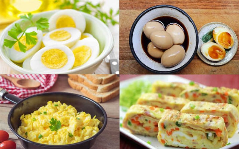 Các món ăn chế biến từ trứng cũng được rất nhiều người ưa chuộng khi niềng răng