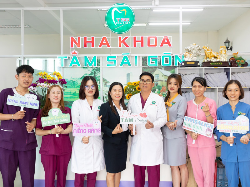 Nha khoa Tâm Sài Gòn có tập trung các bác sĩ giỏi chuyên môn, tay nghề cao
