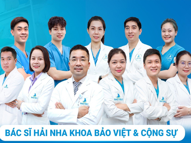 Nha khoa Bảo Việt quy tụ đội ngũ Y bác sĩ với trên 15 năm kinh nghiệm, tay nghề cao
