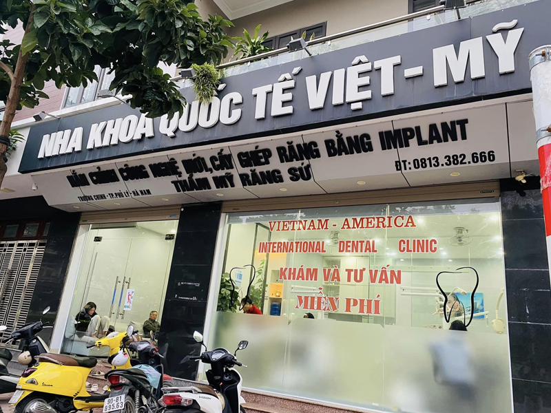 Nha khoa Việt Mỹ là nha khoa Phủ Lý đáng tin cậy 